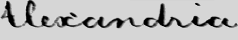 Image of a handwritten word